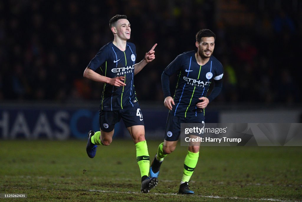 Newport County AFC v Manchester City - FA Cup Fifth Round