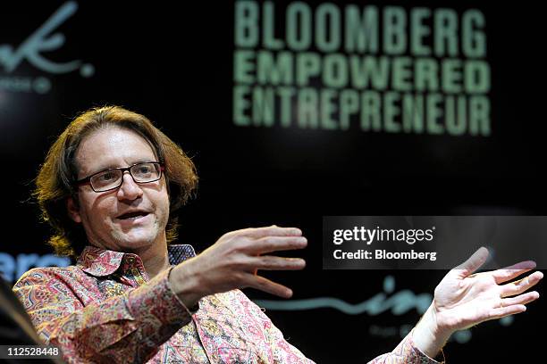 Brad Feld, managing director of Foundry Group LLC, speaks at Bloomberg Link Empowered Entrepreneur Summit in New York, U.S., on Thursday, April 14,...
