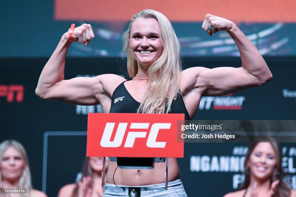 UFC Fight Night: Weigh-ins