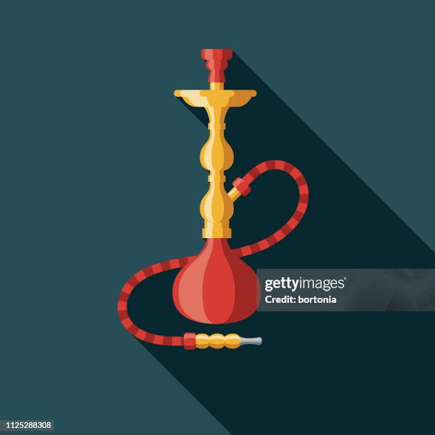 ilustrações de stock, clip art, desenhos animados e ícones de shisha egypt icon - hookah