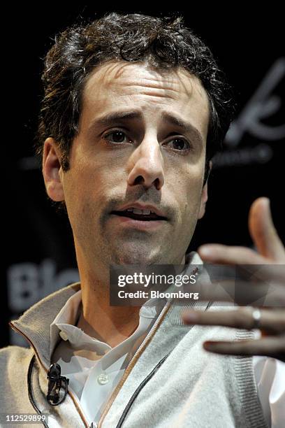 Jon Steinberg, president of BuzzFeed Inc., speaks at Bloomberg Link Empowered Entrepreneur Summit in New York, U.S., on Thursday, April 14, 2011. The...