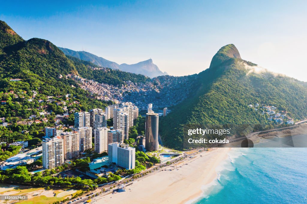 Sao Conrado aerial view