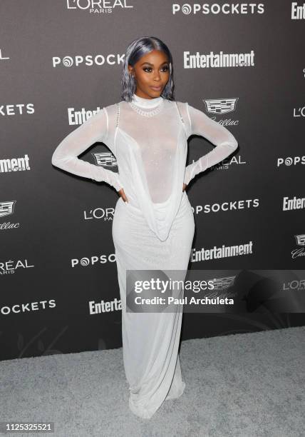 Actress Nafessa Williams attends the Entertainment Weekly Pre-SAG party at the Chateau Marmont on January 26, 2019 in Los Angeles, California.