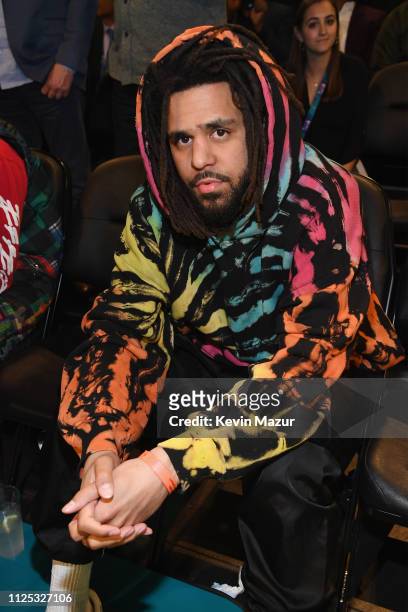 Cole attends the 2019 State Farm All-Star Saturday Night at Spectrum Center on February 16, 2019 in Charlotte, North Carolina.
