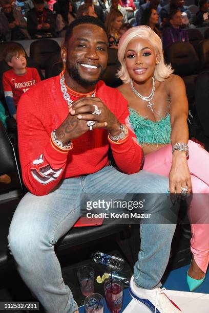 Gucci Mane and Keyshia Ka'Oir attend the 2019 State Farm All-Star Saturday Night at Spectrum Center on February 16, 2019 in Charlotte, North Carolina.