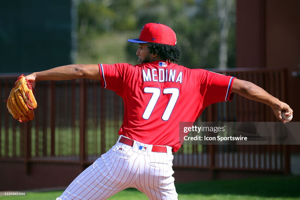 MLB: FEB 16 Phillies Camp