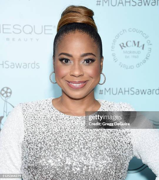 Camille Friend attends the 6th Annual Make-Up Artists & Hair Stylists Guild Awards at The Novo by Microsoft on February 16, 2019 in Los Angeles,...