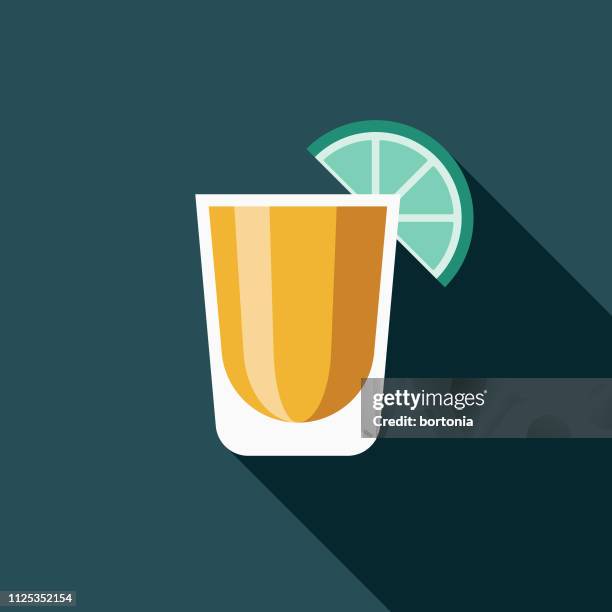 shot glass bartending icon - shot glass stock illustrations