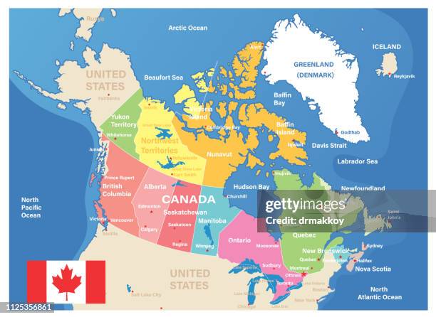 canada map - hamilton ontario stock illustrations