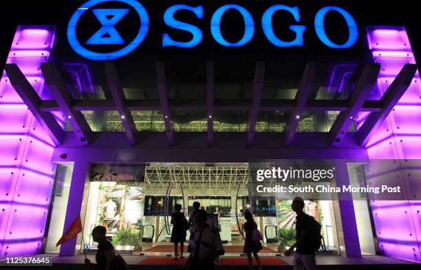 General shots of Sogo Department Store in Tsim Sha Tsui. 31JUL12