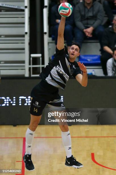 Krasimir Georgiev of Rennes during the Ligue A match between Rennes and Chaumont on February 16, 2019 in Rennes, France.