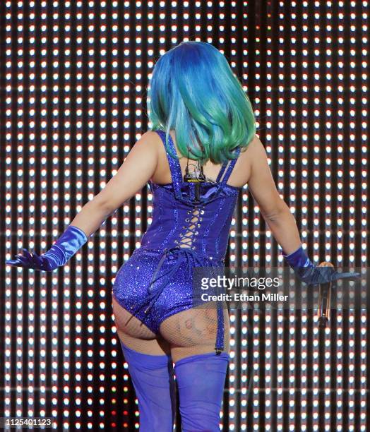 Rapper Cardi B performs during the 2019 Adult Video News Awards at The Joint inside the Hard Rock Hotel & Casino on January 26, 2019 in Las Vegas,...