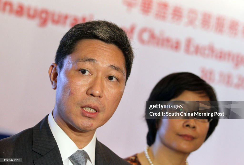 Kin Ping Keung China Exchanges Services Chief executive Bryan Chan Ping-keung ; and ...