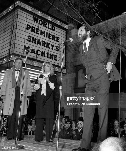 Cast member Richard Libertini attends Sharky's Machine World Premiere starring Burt Reynolds at The Fabulous Fox Theater in Atlanta, Ga. December...