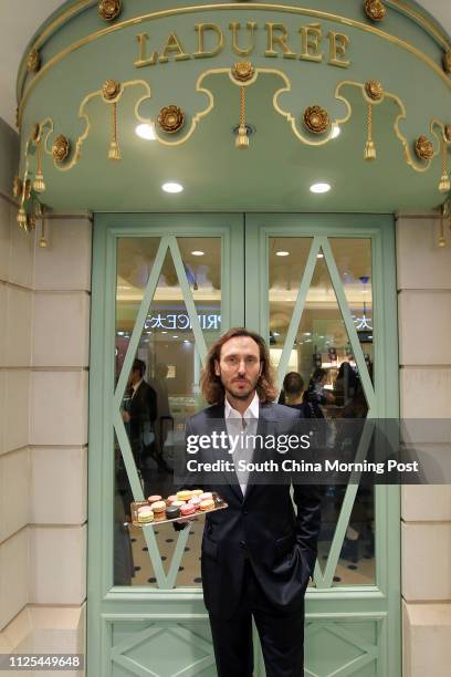 Portrait of David Holder, President of Laduree. Pictures taken at the Laduree shop in Gateway Arcade, Tsim Sha Tsui. 05DEC12