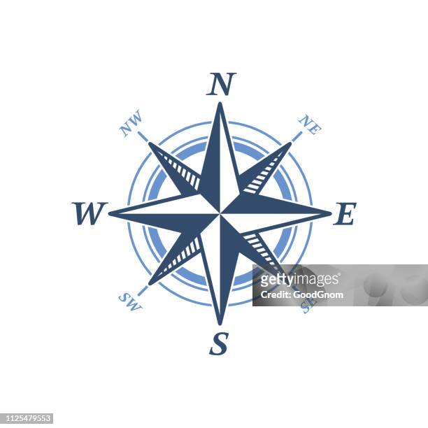 windrose - kompass stock-grafiken, -clipart, -cartoons und -symbole