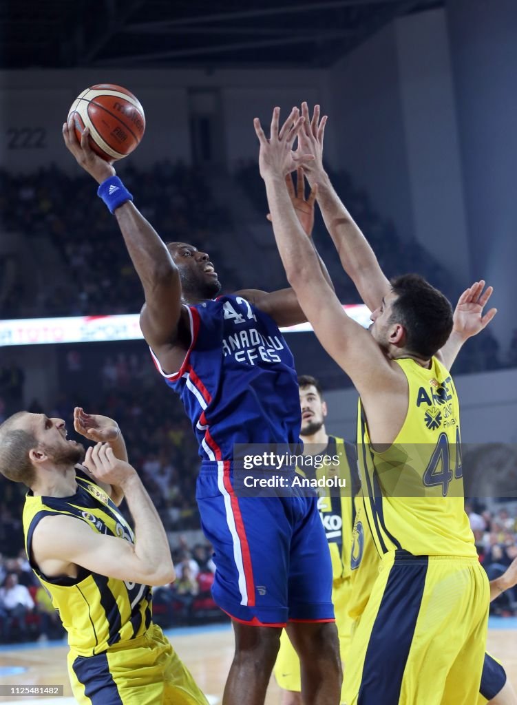 Fenerbahce Beko v Anadolu Efes: Turkish Cup final