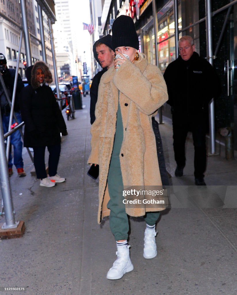 Celebrity Sightings In New York City - February 17, 2019