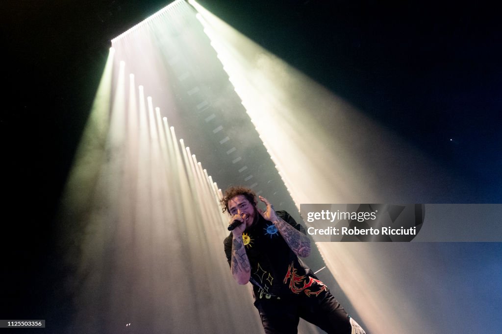 Post Malone Performs At The SSE Hydro Glasgow