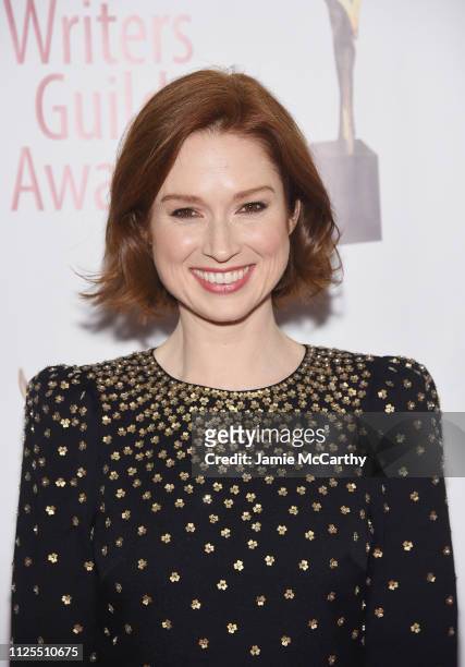Ellie Kemper attends the 71st Annual Writers Guild Awards New York ceremony at Edison Ballroom on February 17, 2019 in New York City.