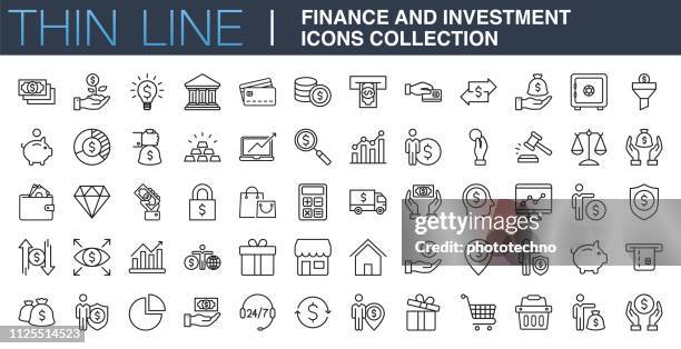 金融和投資圖示收集 - economy 幅插畫檔、美工圖案、卡通及圖標