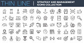 Strategy and Management Icons Collection