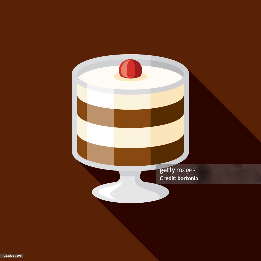 Layered Chocolate Mousse Icon