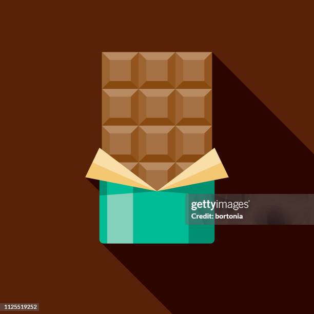 chocolate bar icon - chocolate bar stock illustrations