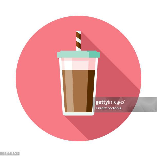 chocolate milkshake icon - chocolate shake stock illustrations