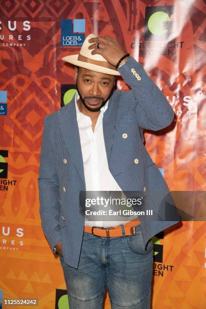 Columbus Short attends the Greenlight Women For Black History Month Brunch Celebration at The London on February 17, 2019 in West Hollywood,...