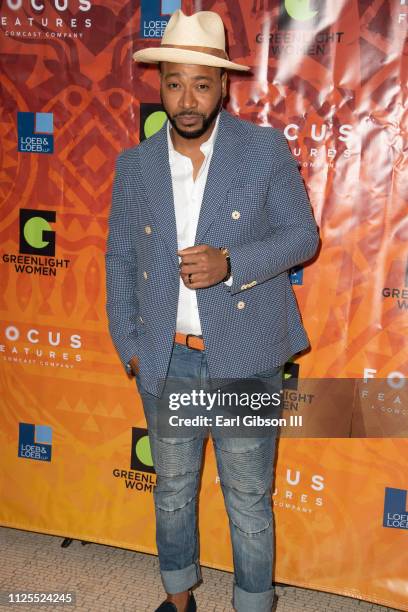 Columbus Short attends the Greenlight Women For Black History Month Brunch Celebration at The London on February 17, 2019 in West Hollywood,...