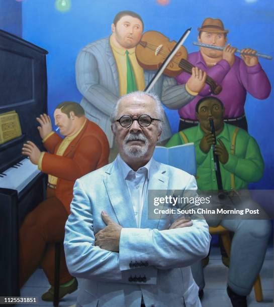 Portrait of Columbian figurative artist Fernando Botero. 22MAY13 [02JUNE13 POST MAG FE MY LIFE]