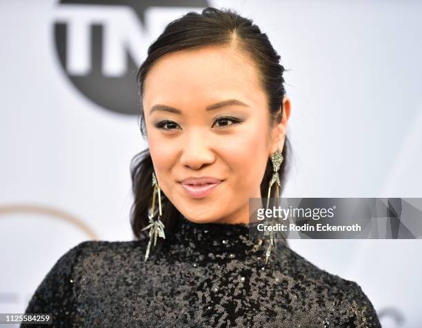 Ellen Wong arrives at the 25th Annual Screen Actors Guild Awards at The Shrine Auditorium on January 27, 2019 in Los Angeles, California.
