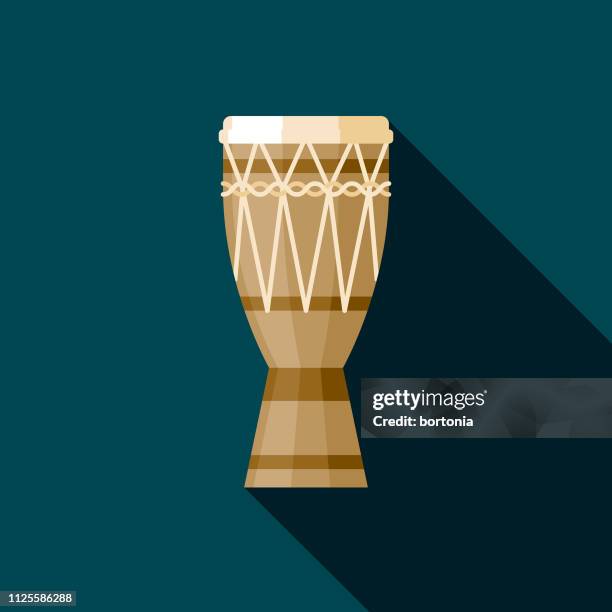 atabaque drum brazil icon - samba stock illustrations