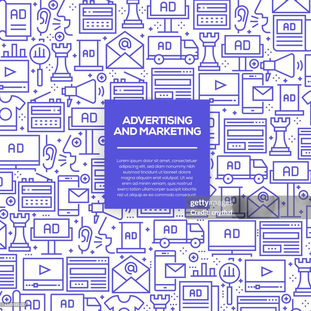 Advertisment Using Pattern Vector Set Of Design Templates And Elements For Advertising And ...