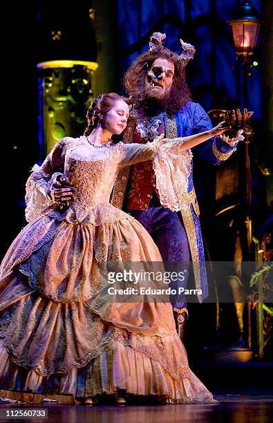 Press call for the musical "Beauty and the Beast" on October 3, 2007 in Madrid, Spain.