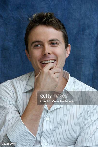 Casey Affleck at the "Gone Baby Gone" press conference at the Four Seasons Hotel in Beverly Hills, California on September 29, 2007.