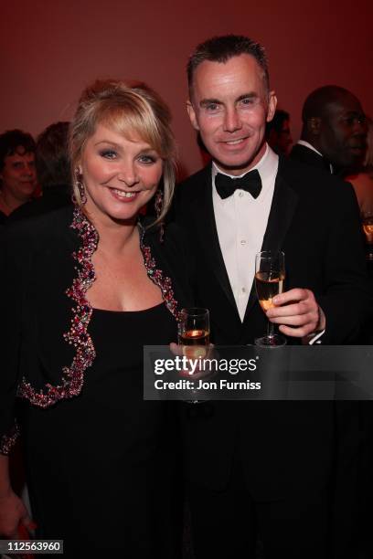 Cheryl Baker and Gary Rhodes attends the The Archant London Press Ball on November 17, 2007 in London.