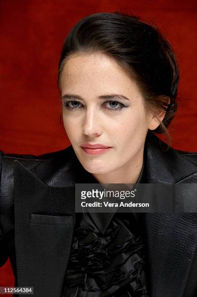 Eva Green at "The Golden Compass" press conference at the Claridges Hotel in London, England on November 27, 2007.