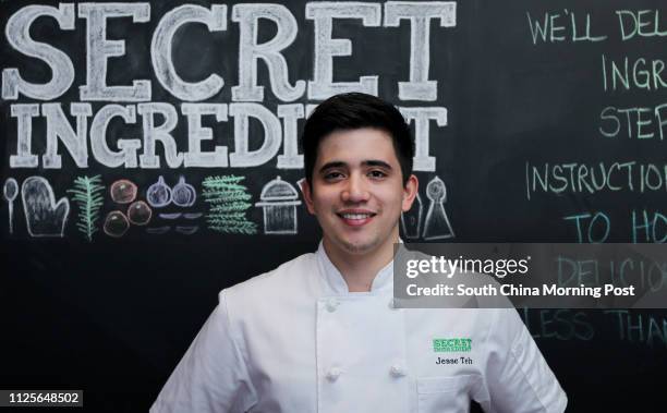 Jesse Teh, head chef of Secret Ingredients, demonstrates how to make prawn char kway teow. 19NOV13