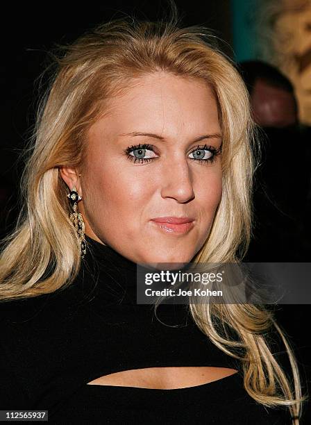 Golfer Natalie Gulbis attends Abaete Fall 2008 during Mercedes-Benz Fashion Week at Bryant Park on February 2, 2008 in New York City