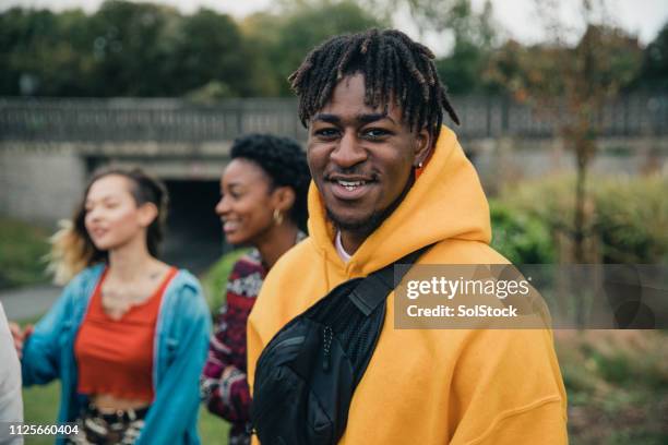 porttrait in the park - waist pack stock pictures, royalty-free photos & images