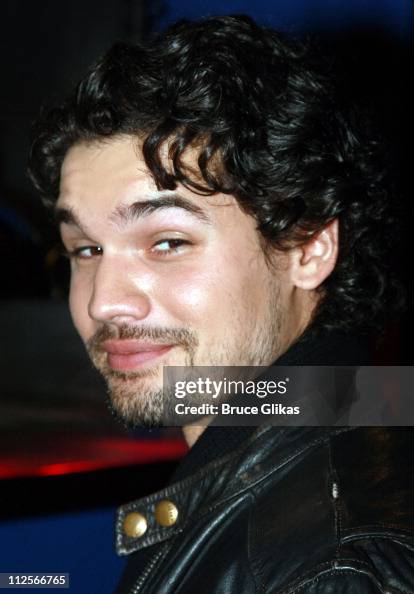 Strait Model Actor/Model Steven Strait poses as he donates