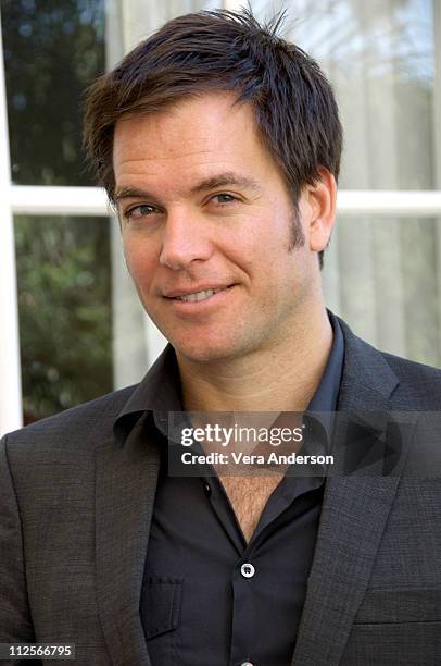 Michael Weatherly at the "NCIS" press conference at the Four Seasons Hotel on February 26, 2008 in Beverly Hills, California.