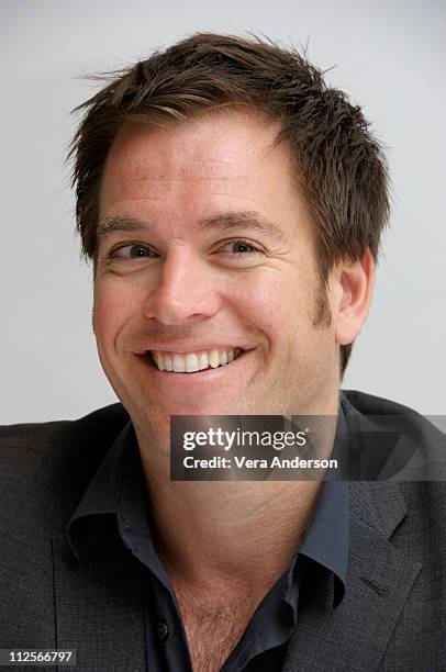 Michael Weatherly at the "NCIS" press conference at the Four Seasons Hotel on February 26, 2008 in Beverly Hills, California.