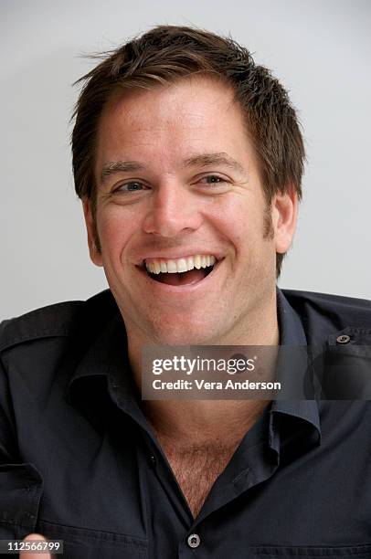 Michael Weatherly at the "NCIS" press conference at the Four Seasons Hotel on February 26, 2008 in Beverly Hills, California.