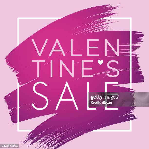 valentine's day design for advertising, banners, leaflets and flyers. - make up brush stock illustrations