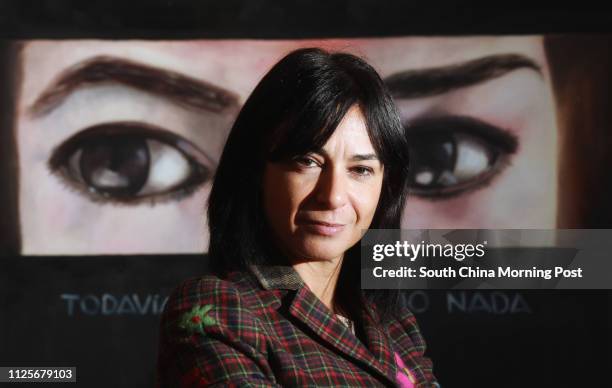 Alessandra Schiavo, Consulate of Italy in Hong Kong, poses for a photo at her office in Wan Chai.19DEC13