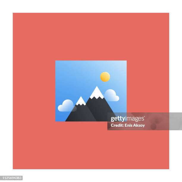 mountain icon - snow explorer stock illustrations