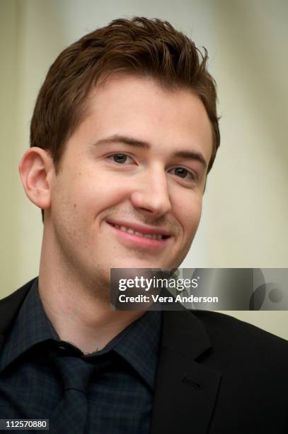 Joe Mazzello attends "The Pacific" press conference at the Four Seasons Hotel on February 24, 2010 in Beverly Hills, California.